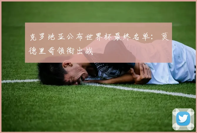 克罗地亚公布世界杯最终名单:莫德里奇领衔出战